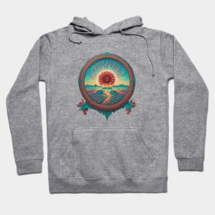 Daisies Minimalist Flora Retro Since Established Vintage Hoodie